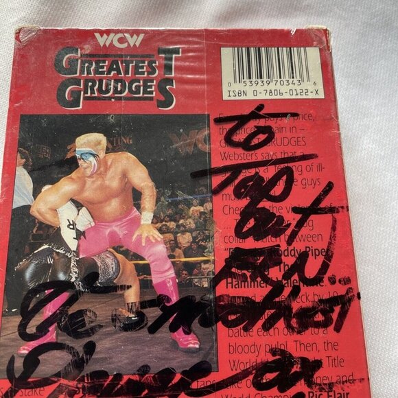 WCW "Greatest Grudges" VHS Wrestling Tape Sealed Rare Classic Matches Retro Coll - Picture 12 of 12